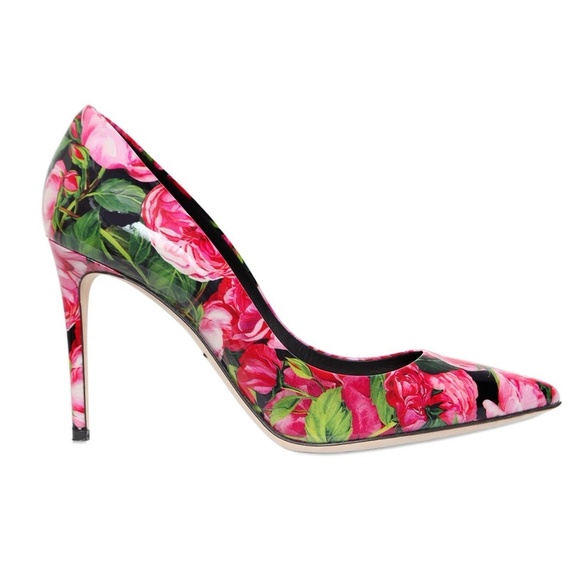 dolce and gabbana rose shoes